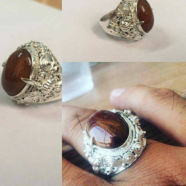 Detail Model Cincin Perak Bali Nomer 17