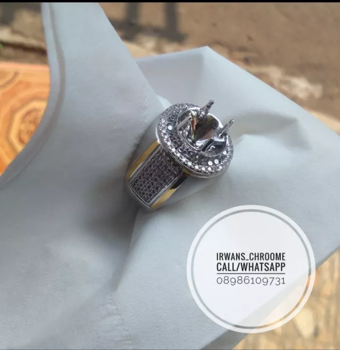 Detail Model Cincin Perak Batu Akik Pria Nomer 42