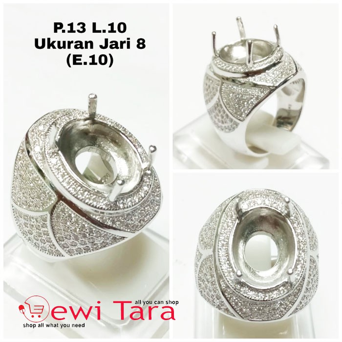 Detail Model Cincin Perak Batu Akik Pria Nomer 55