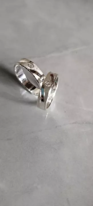 Detail Model Cincin Perak Simple Nomer 33