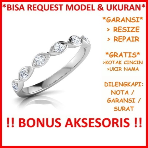 Detail Model Cincin Perak Wanita Nomer 49