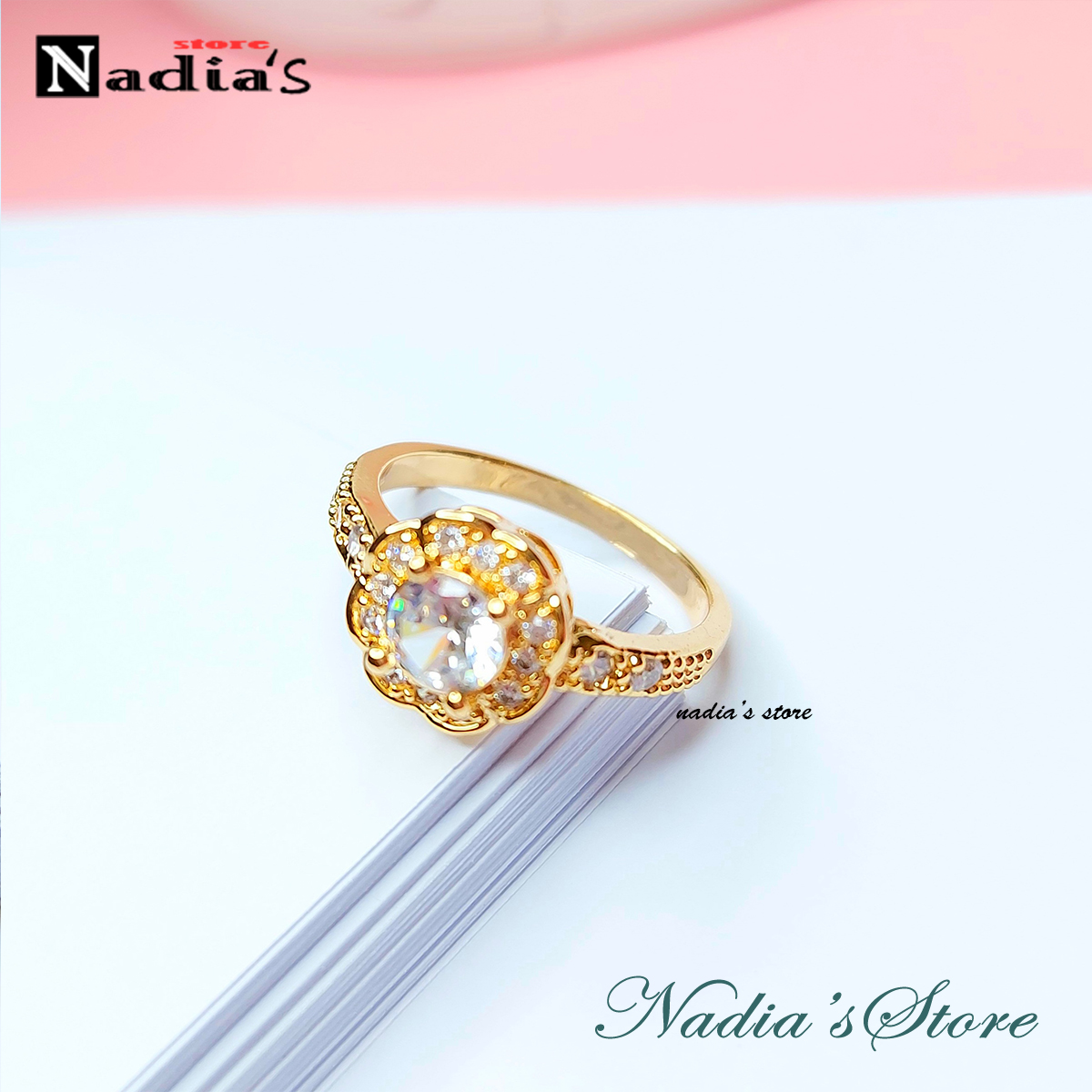 Detail Model Cincin Permata Wanita Nomer 35