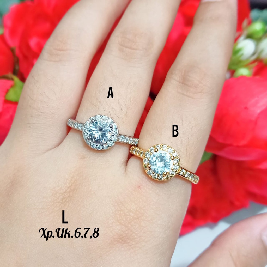 Detail Model Cincin Permata Wanita Nomer 46