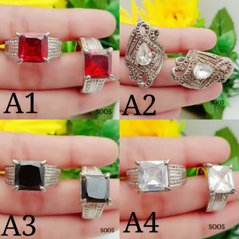 Detail Model Cincin Permata Wanita Nomer 49