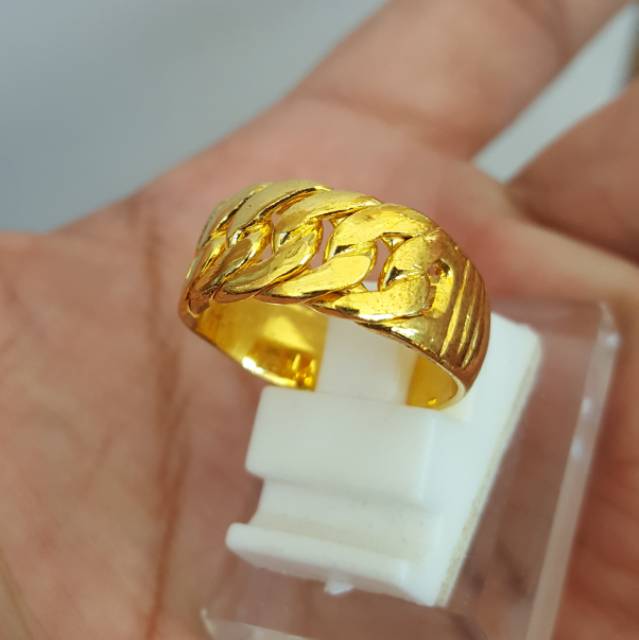 Detail Model Cincin Rantai Nomer 12