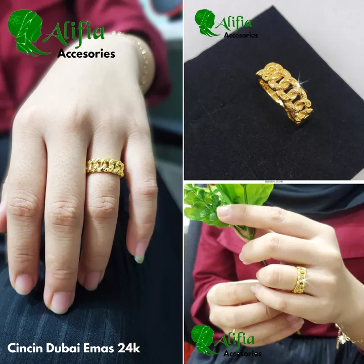 Detail Model Cincin Rantai Nomer 7