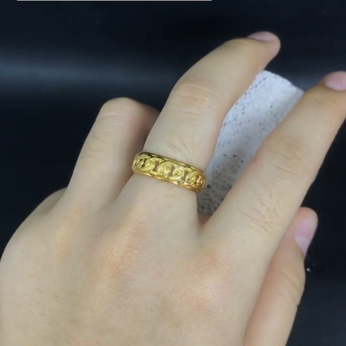 Detail Model Cincin Rantai Nomer 10