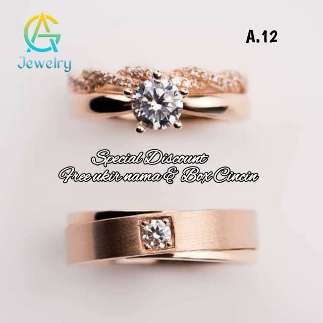 Detail Model Cincin Rose Gold Terbaru Nomer 21