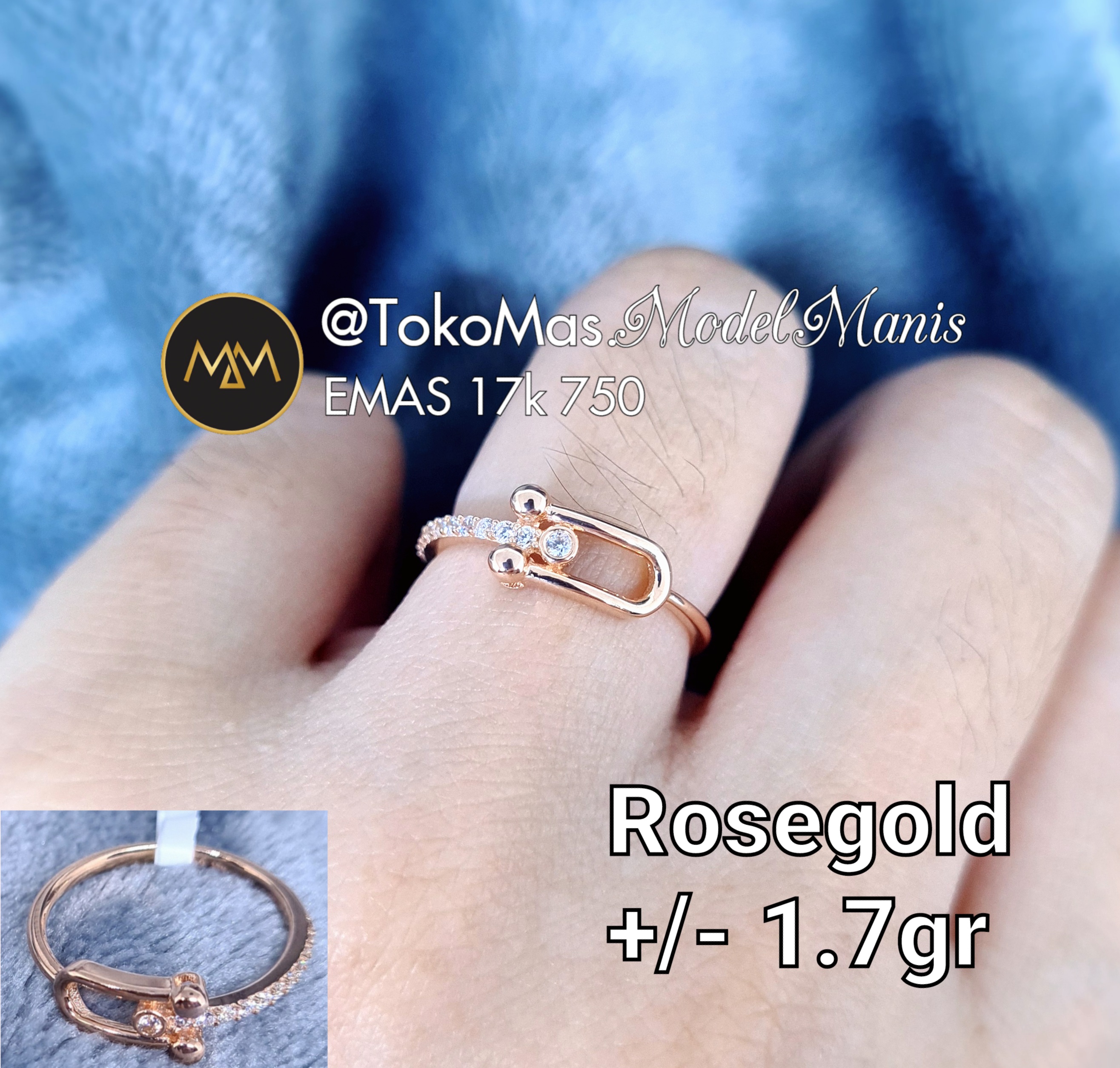 Detail Model Cincin Rose Gold Terbaru Nomer 36