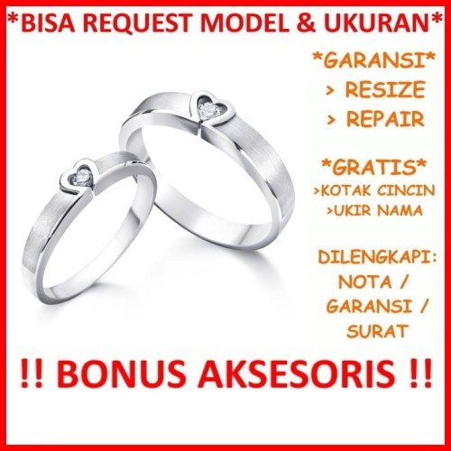 Detail Model Cincin Tunangan Couple Nomer 47