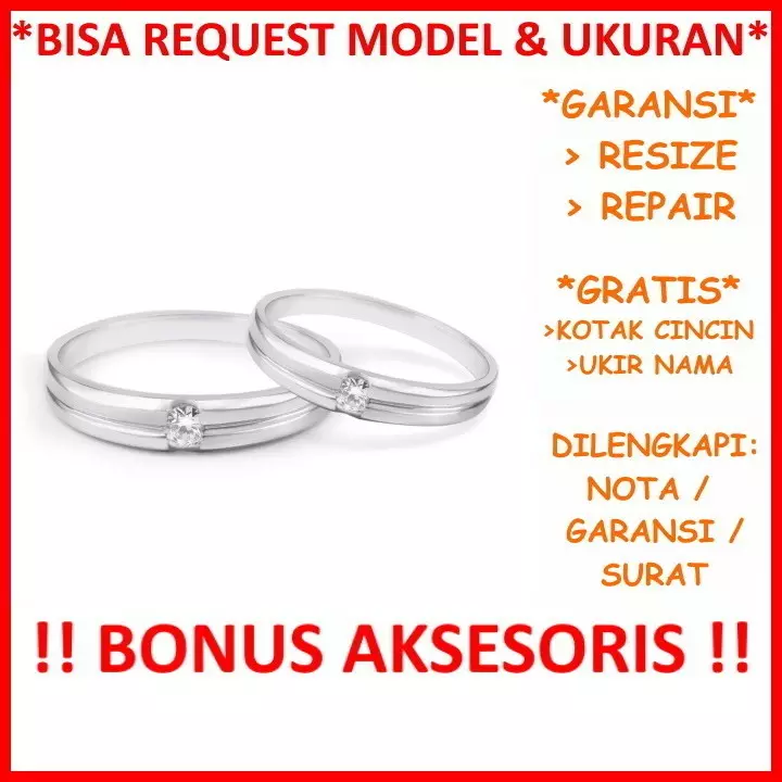 Detail Model Cincin Tunangan Couple Nomer 54