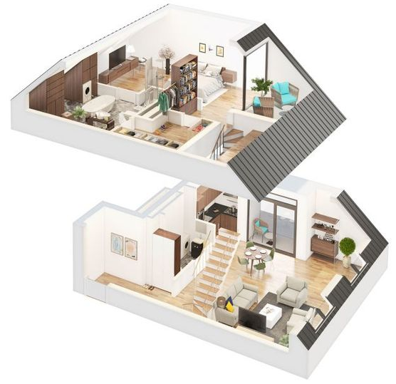 Detail Model Dan Denah Rumah Minimalis 2 Lantai Nomer 35