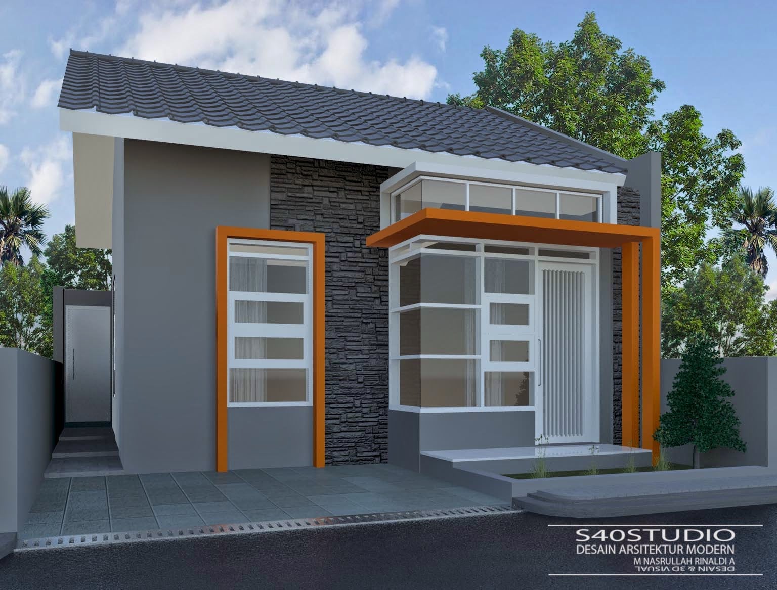 Detail Model Depan Rumah Minimalis Nomer 25