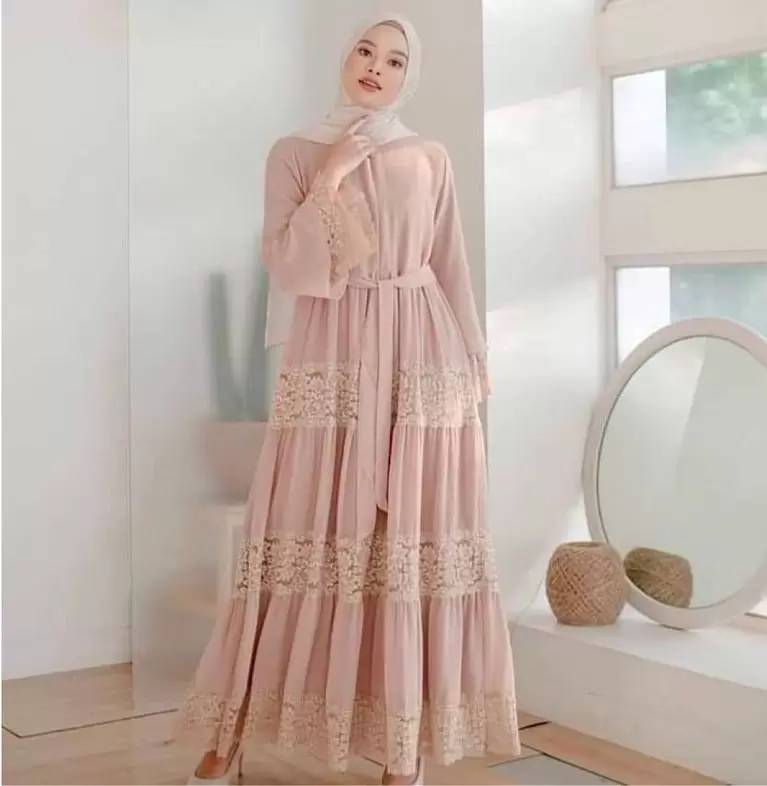 Detail Model Desain Gamis Terbaru Nomer 28