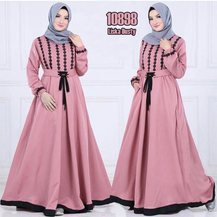 Download Model Gambar Baju Gamis Nomer 4