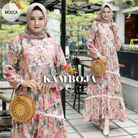 Detail Model Gamis Bunga Terbaru 2020 Nomer 56