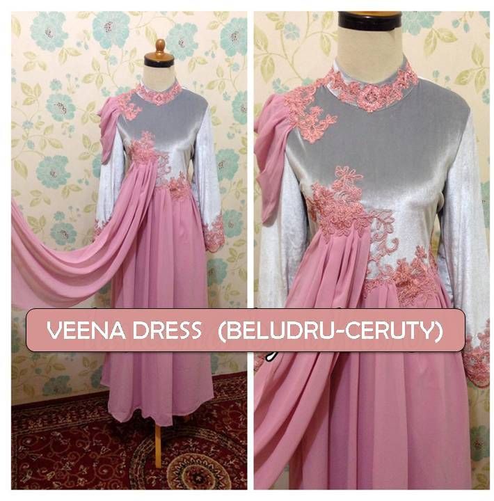 Detail Model Gamis Pesta 2017 Nomer 21