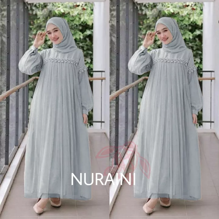 Detail Model Gamis Renda Nomer 11