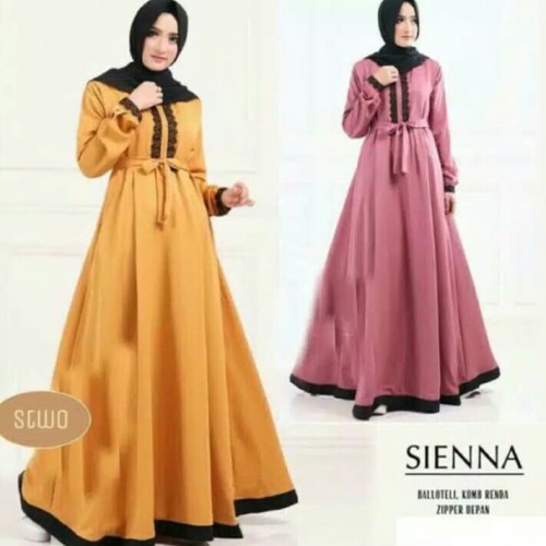 Detail Model Gamis Renda Nomer 20