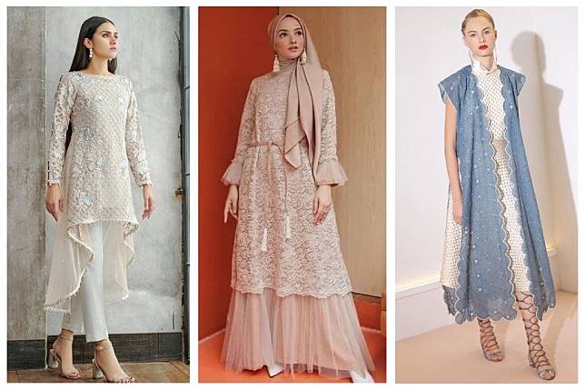 Detail Model Gamis Renda Nomer 24