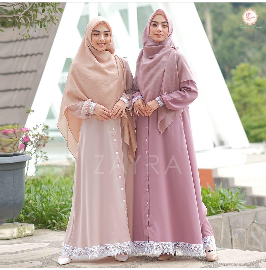 Detail Model Gamis Renda Nomer 30