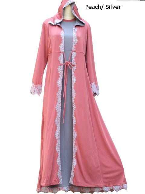 Detail Model Gamis Renda Nomer 41