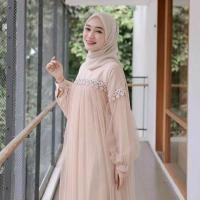 Detail Model Gamis Renda Nomer 56