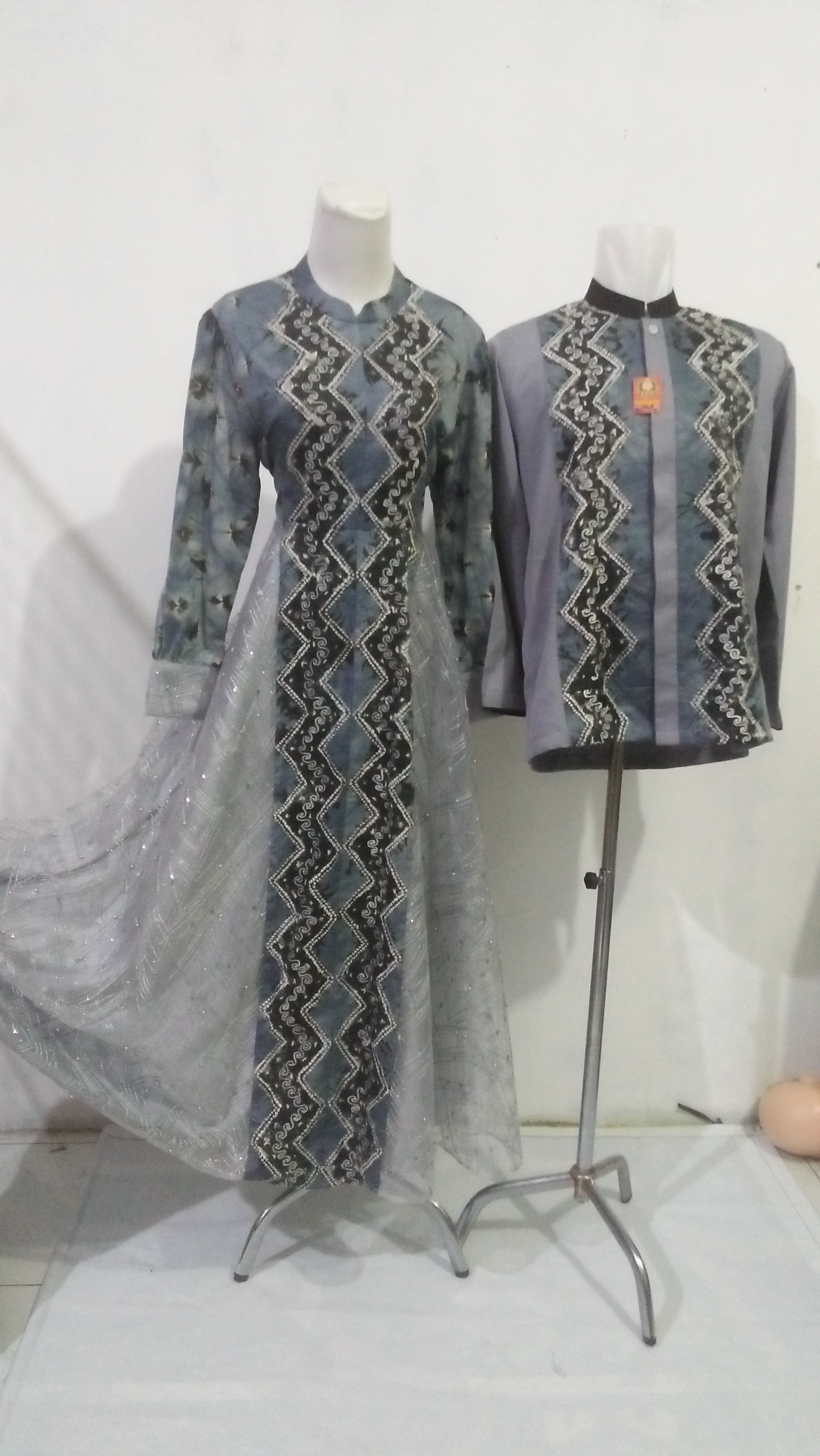 Detail Model Gamis Sasirangan Nomer 27