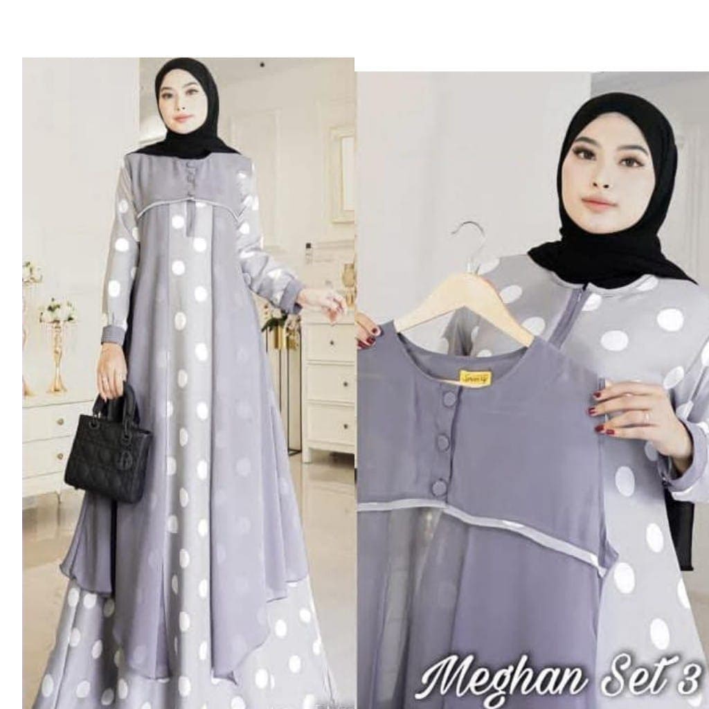 Detail Model Gamis Simple Dan Elegan Nomer 36