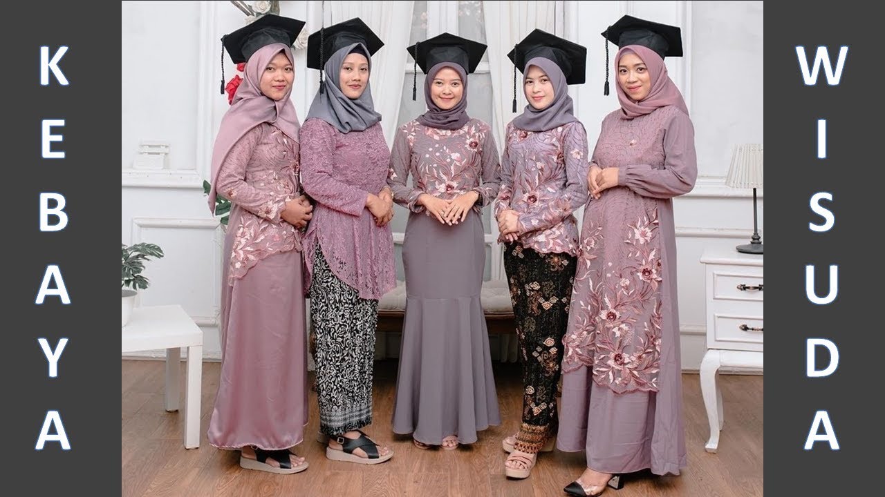 Detail Model Gamis Wisuda Nomer 7