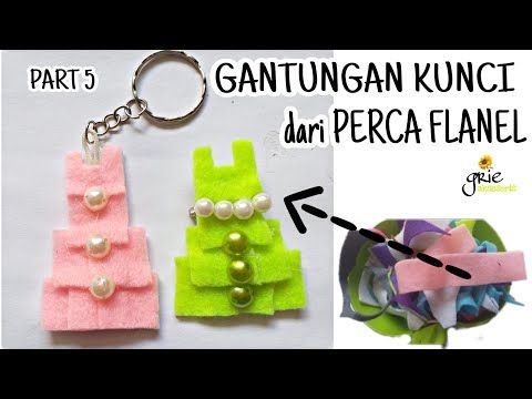 Detail Model Gantungan Kunci Dari Kain Flanel Nomer 26