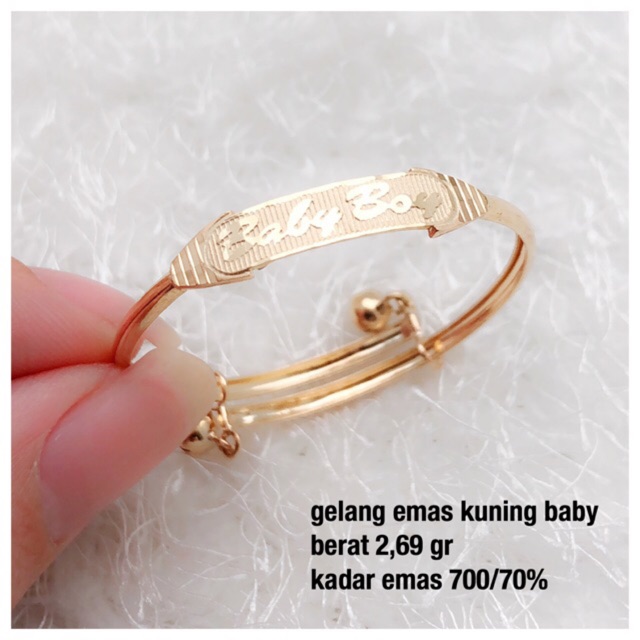 Detail Model Gelang Emas Anak Nomer 14