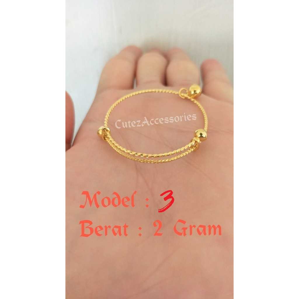 Detail Model Gelang Emas Anak Nomer 10