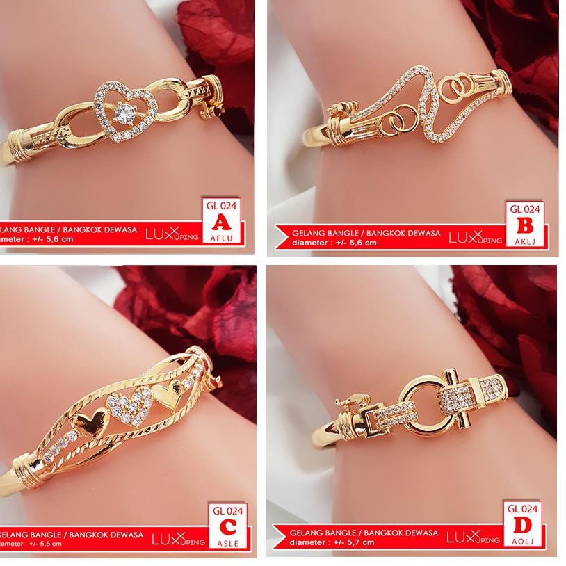 Detail Model Gelang Emas Batu Wanita Terbaru Nomer 12