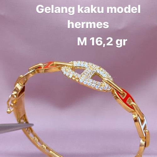 Detail Model Gelang Emas Batu Wanita Terbaru Nomer 54