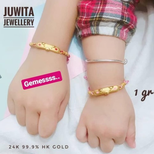 Detail Model Gelang Emas Bayi Nomer 37