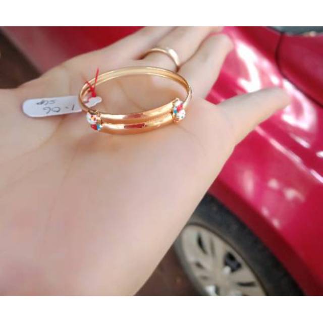 Detail Model Gelang Emas Bayi Nomer 48