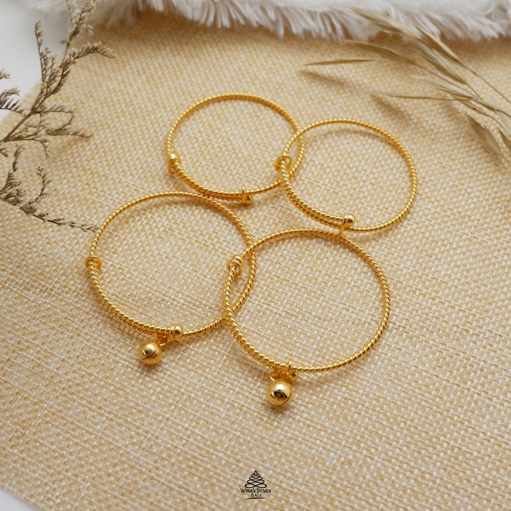 Detail Model Gelang Emas Bayi Nomer 53