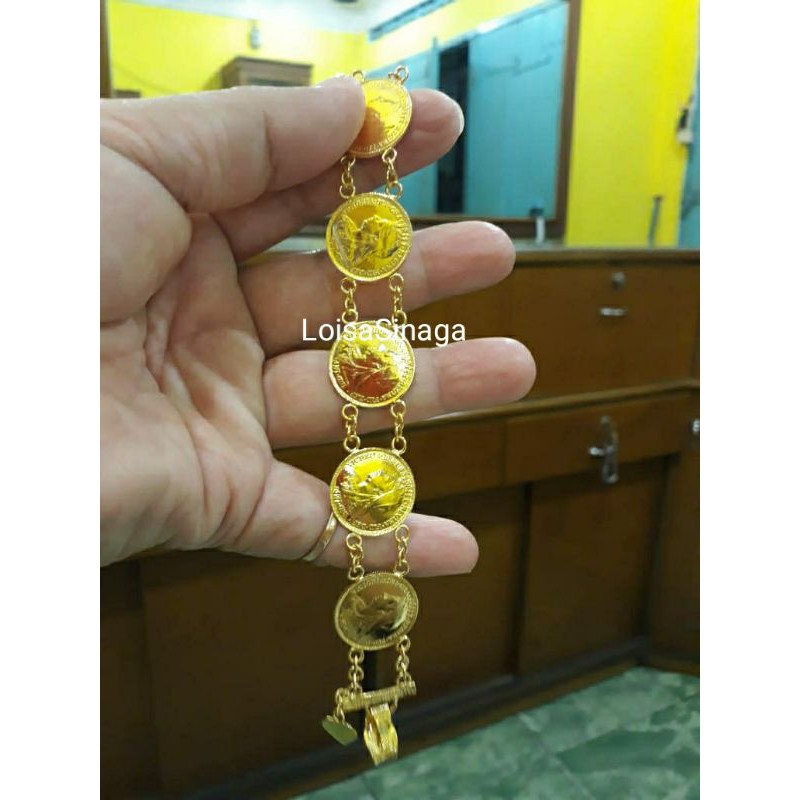 Detail Model Gelang Emas London Nomer 49