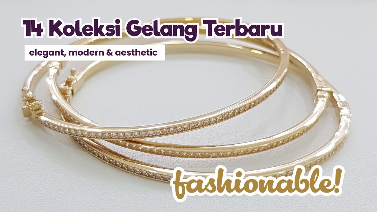 Detail Model Gelang Emas Modern Nomer 37