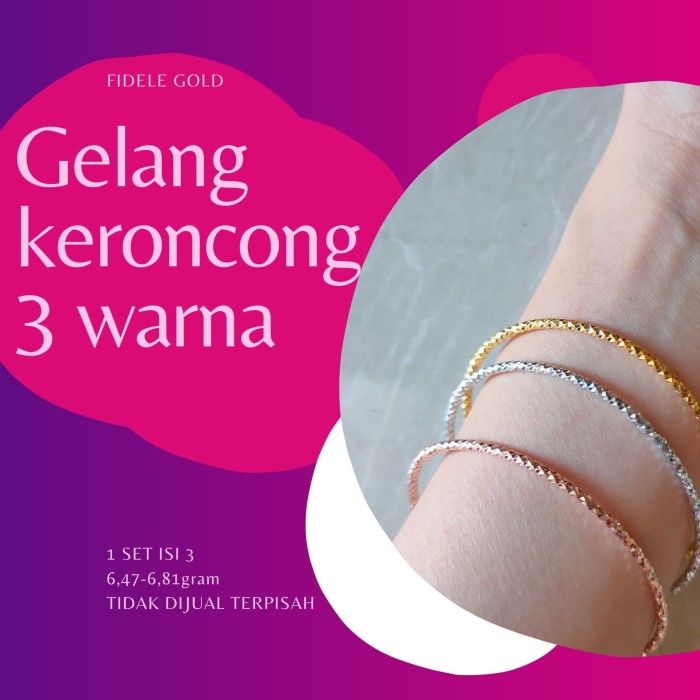 Detail Model Gelang Emas Ubs Terbaru Nomer 51