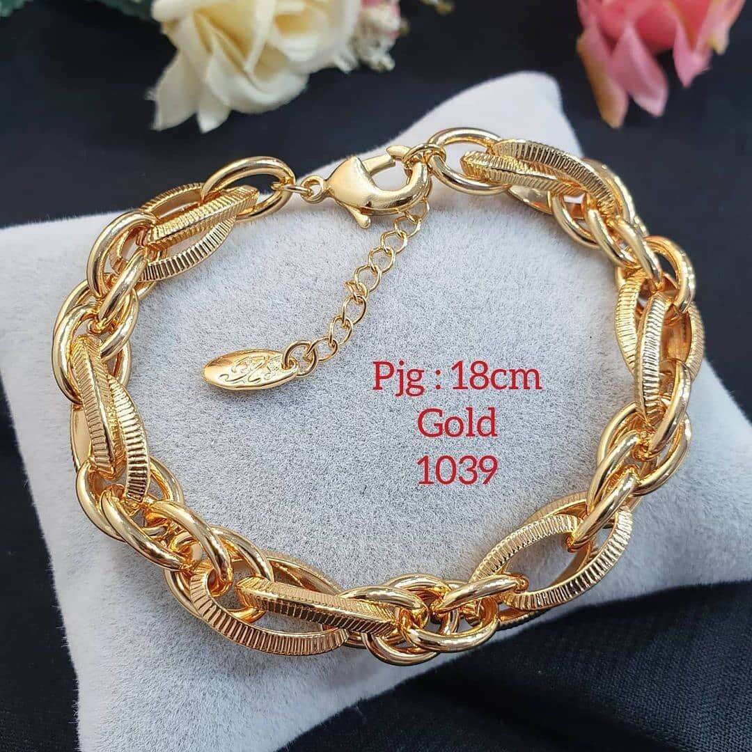 Detail Model Gelang Rantai Emas Nomer 41