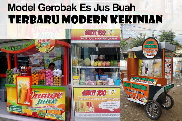 Detail Model Gerobak Jus Buah Nomer 8