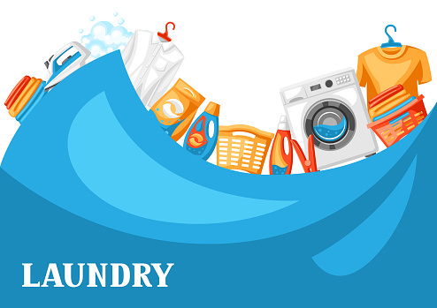 Detail Laundry Background Nomer 5