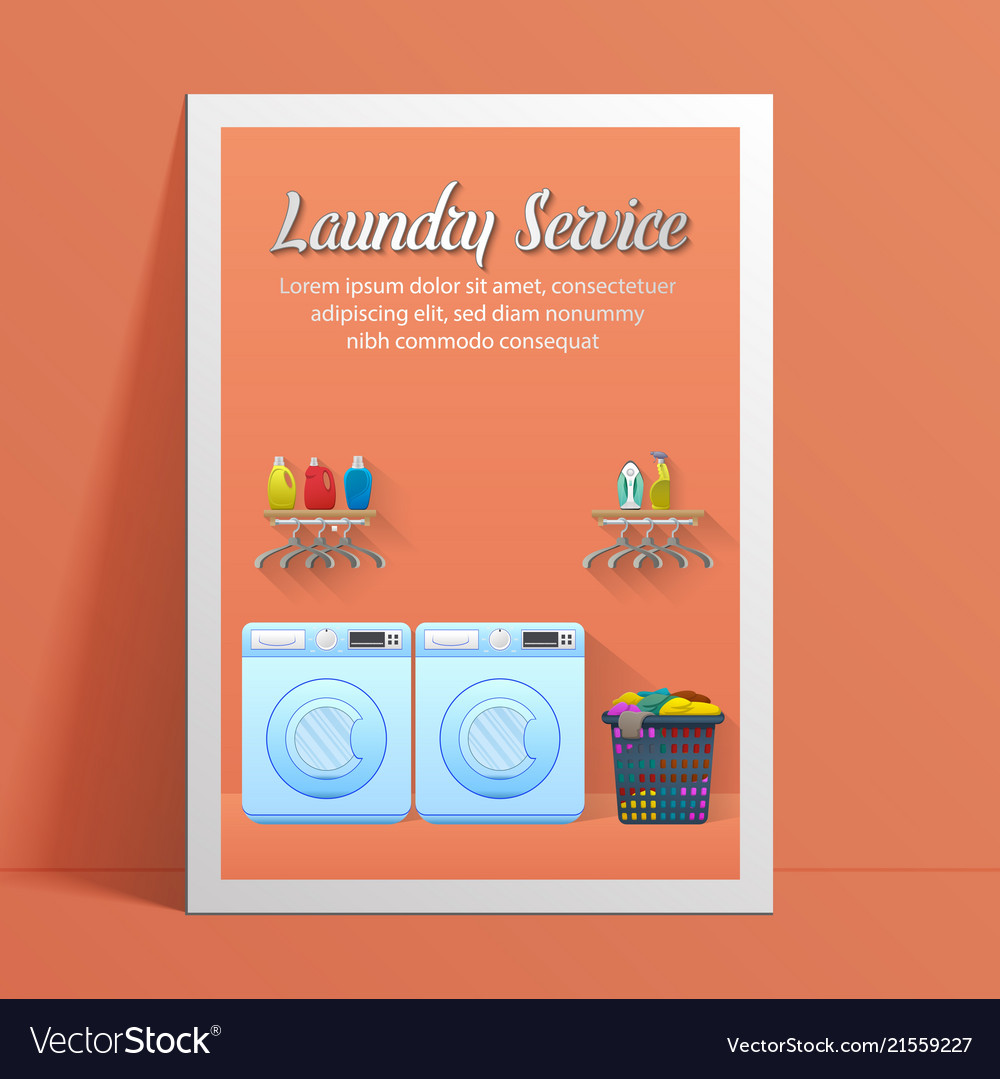 Detail Laundry Banner Design Nomer 14