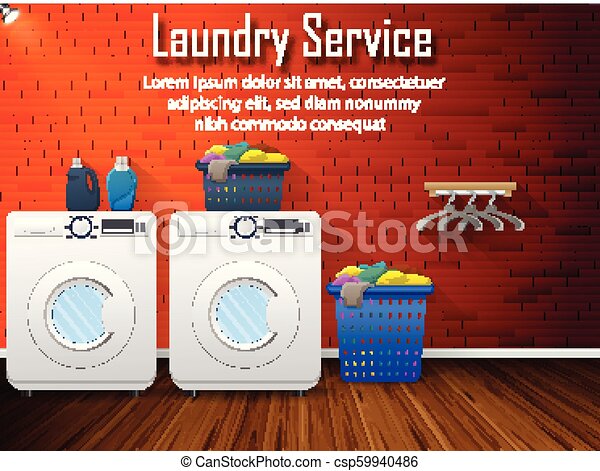 Detail Laundry Banner Design Nomer 46