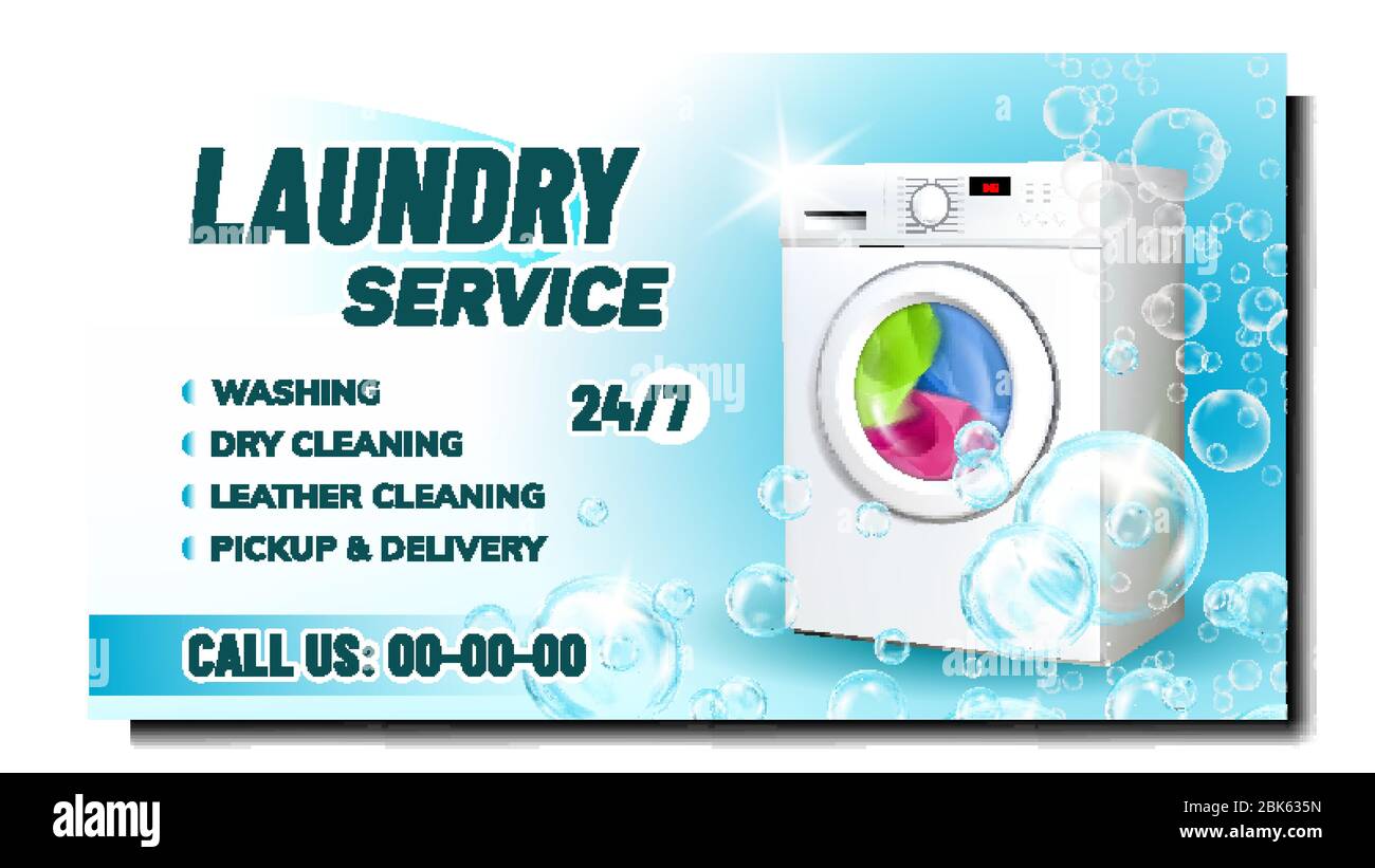 Detail Laundry Banner Design Nomer 7