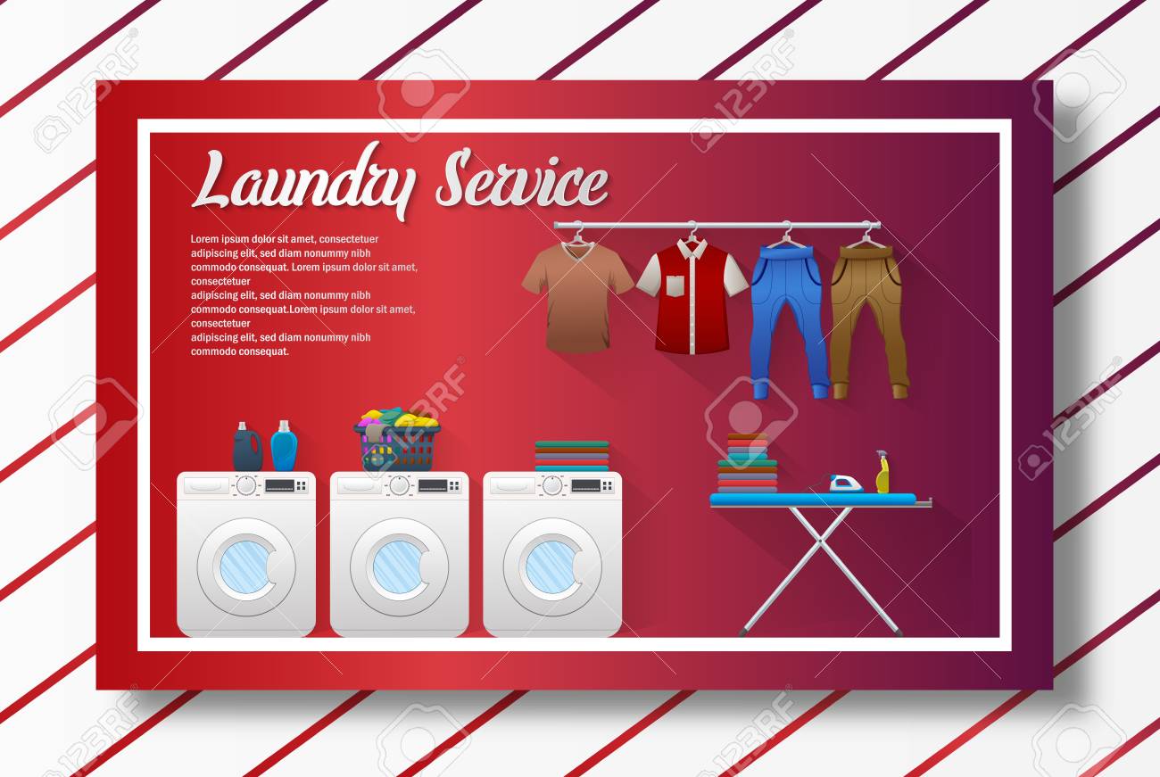 Detail Laundry Banner Design Nomer 9