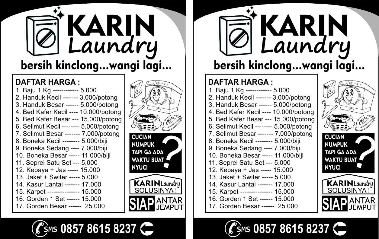 Detail Laundry Cdr Nomer 58