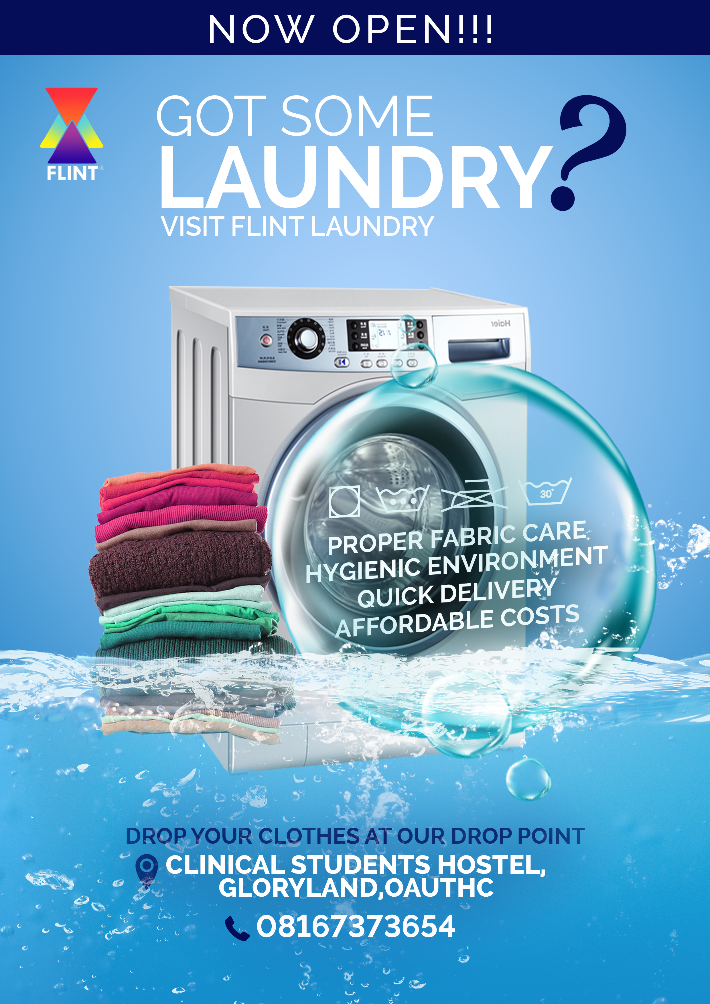 Detail Laundry Poster Design Nomer 8